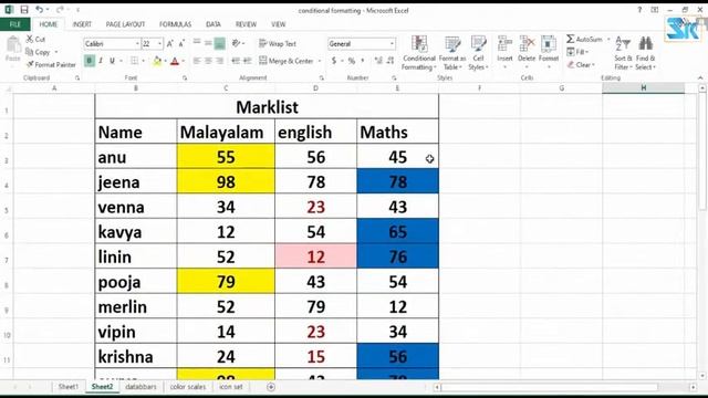 Excel | Conditional formatting | Tutorial in Malayalam смотреть онлайн