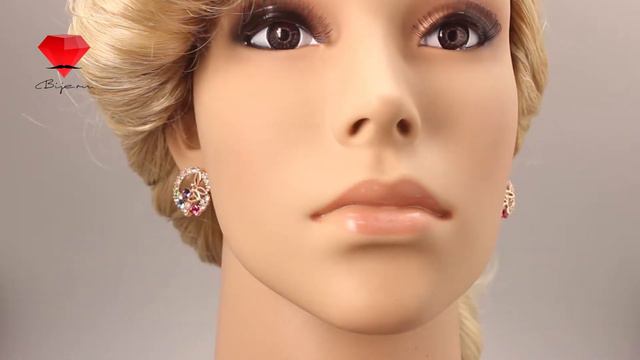 Bije.ru: Ажурные серьги со сказочным сюжетом с кристаллами Swarovski Jazmin (Язмин) смотреть онлайн