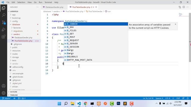 Laravel 8 Basic to Advanced Bangla Tutorial | Create Seeder | Insert Data Using Seeder | P - 15 смотреть онлайн
