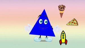 Учим геометрические фигуры - развивающие мультики для малышей