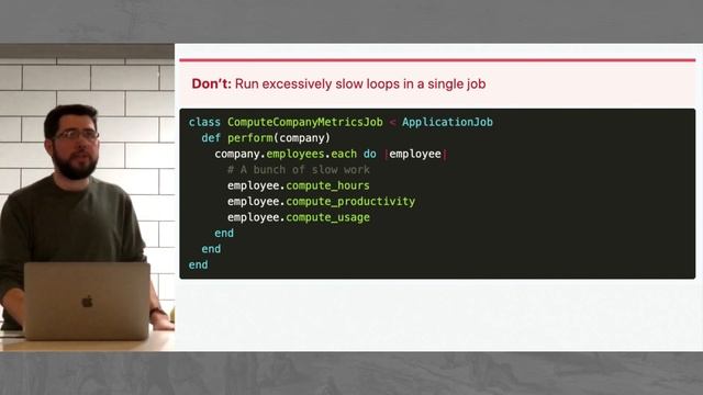 Wrangling slow reports, large file exports, and long-running tasks in Rails with ActiveJob смотреть онлайн