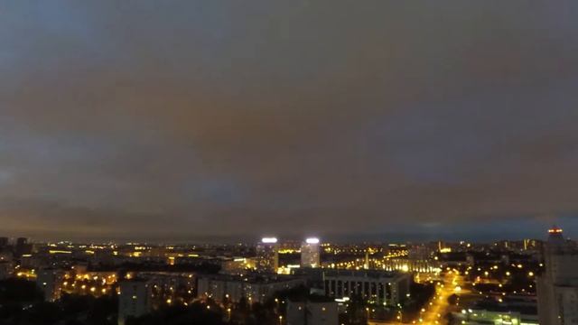 Санкт-Петербург. Площадь Победы (таймлапс вечером) смотреть онлайн