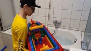 САМЫЙ БОЛЬШОЙ КОРАБЛЬ из конструктора! Он ПОПЛЫЛ?!