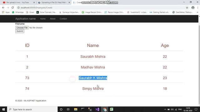 Import Data From Excel To Sql Server In MVC 5. смотреть онлайн