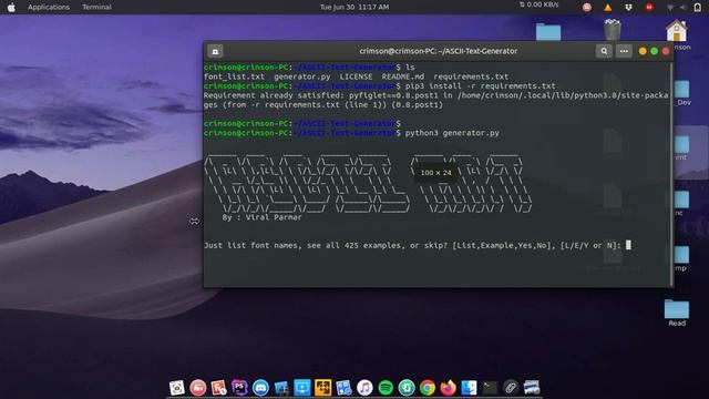 ASCII - Text Art Generator Using Python - Text Art - Design смотреть онлайн