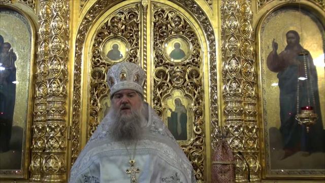 11.04.2015 Пасхальная полунощница. Слово перед крестным ходом. смотреть онлайн