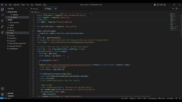 Let see how to create a telegram bot having a firebase as database to store details смотреть онлайн