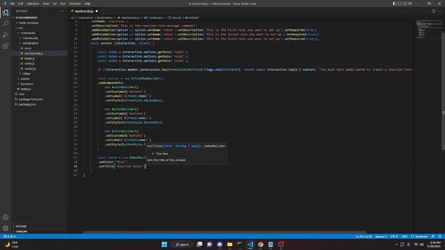 [NEW] - How to make REACTION ROLES for your discord bot - Discord.js v14 (UPDATED 2022) смотреть онлайн