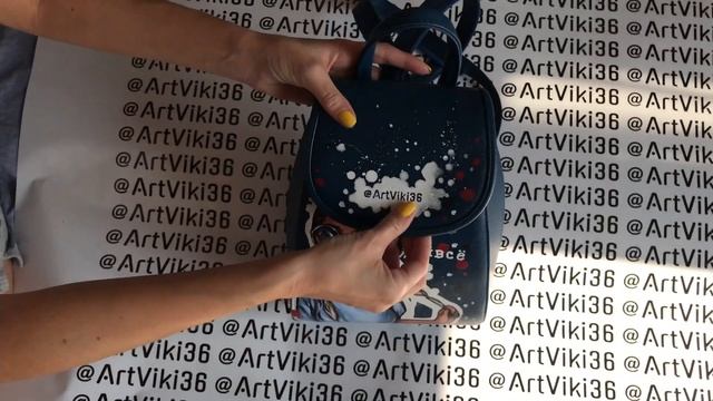 Рюкзак с рисунком #ойвсё (художественная роспись) смотреть онлайн