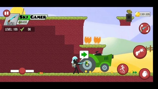 Zombie Boss Chapter 3 Farm level 105-106 Stickman Zombie Shooter смотреть онлайн