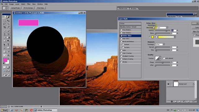 Adobe Photoshop 7.0 Layer Style / Blending Options смотреть онлайн