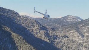Полет на вертолете над Алтаем