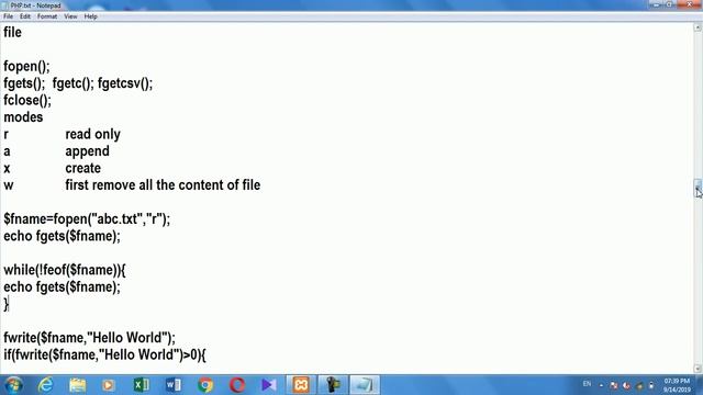 17th class PHP File handling How to read and write to file in PHP смотреть онлайн