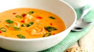 Суп Сырный с креветками