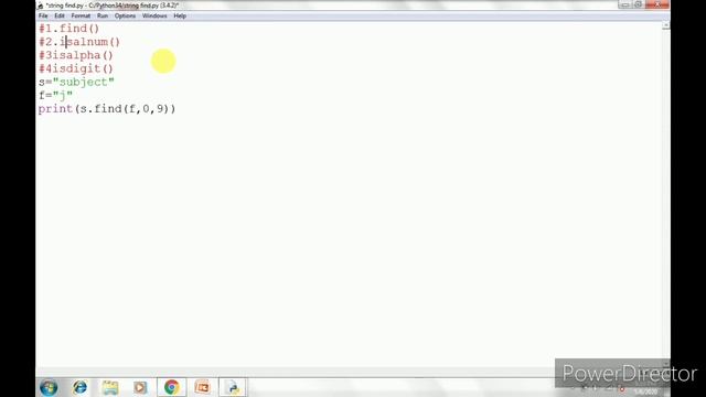 string function:-Find(),isalnum(),isdigit(),isalph() смотреть онлайн