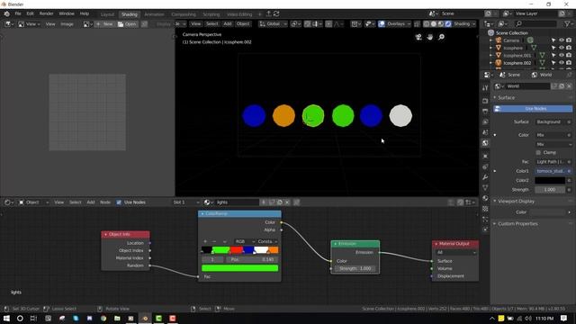 How to create and Animate Random Color in Blender 2.80 смотреть онлайн