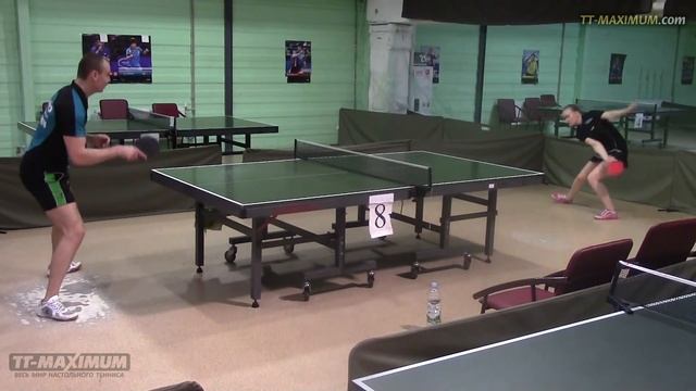 FH chopping technique МСМК Анна Гапонова: техника подрезки справа / Gaponova Ganna Slowmotion смотреть онлайн