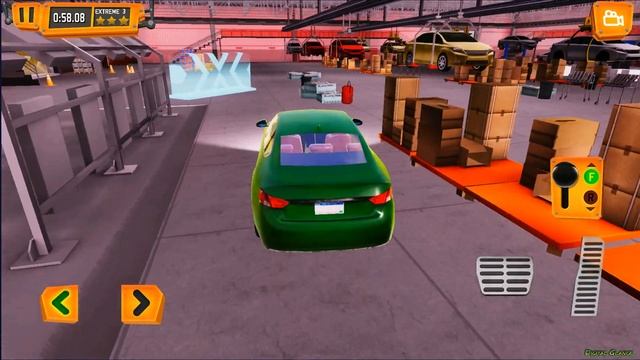 Car Factory Parking Simulator - Green Car Android Gameplay #3 смотреть онлайн