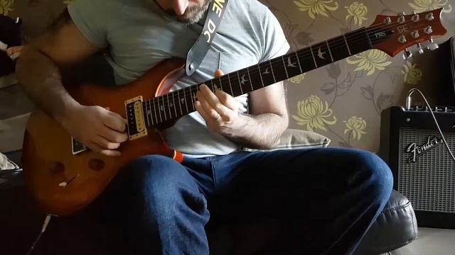 Fender Mustang 1 V2 amplifier - some lead riffing over the Super-Sonic setting! смотреть онлайн