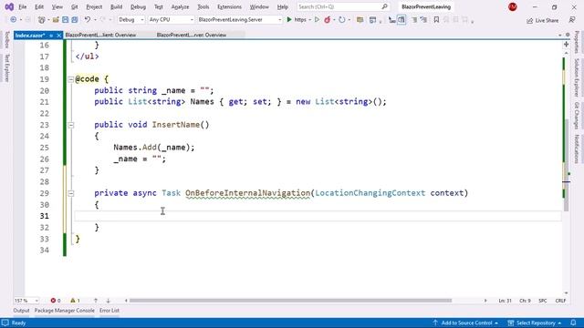 Prevent Navigating Away - Blazor (NEW in .NET 7) смотреть онлайн