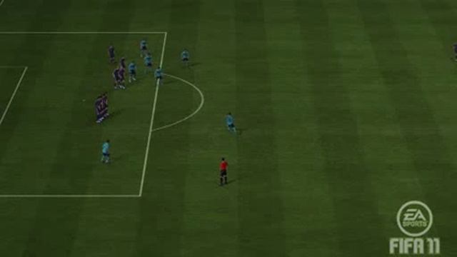 Xavi Freekick FIFA 11 Xbox Live смотреть онлайн