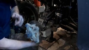 Замена колодок на квадроцикле Stels 300B