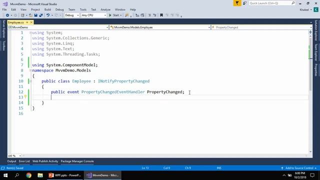 WPF & MVVM 03 Creating Model смотреть онлайн