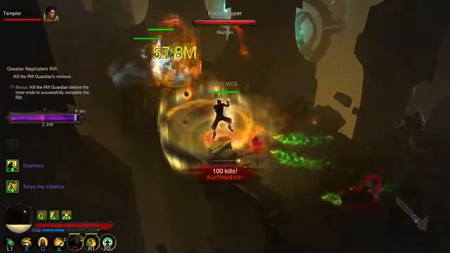 Diablo 3 - Season 13 Solo - Day 57 Session 1 (No Mic) смотреть онлайн