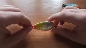 Колеблющаяся блесна Spinnex Lady. Универсальная приманка на щуку