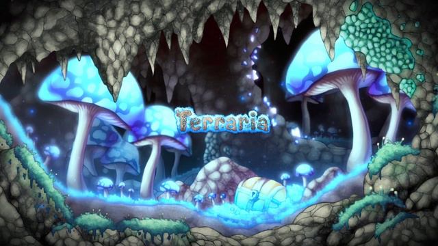 Terraria - Glowing Mushroom Caverns Wallpaper Engine смотреть онлайн