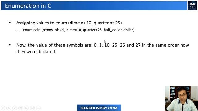 Enum (Enumeration) in C Language | Hindi | Sanfoundry смотреть онлайн