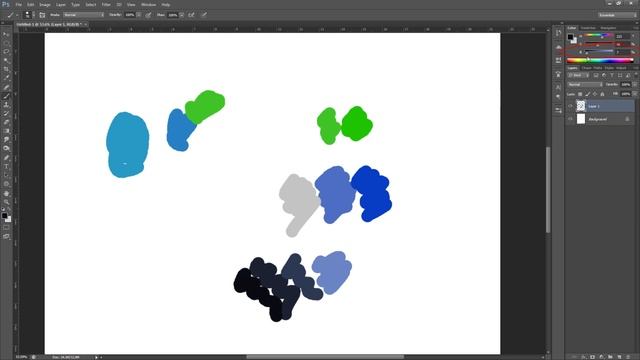 Using the HSB slider Hue Saturation Brightness Photoshop tutorial for digital painters смотреть онлайн