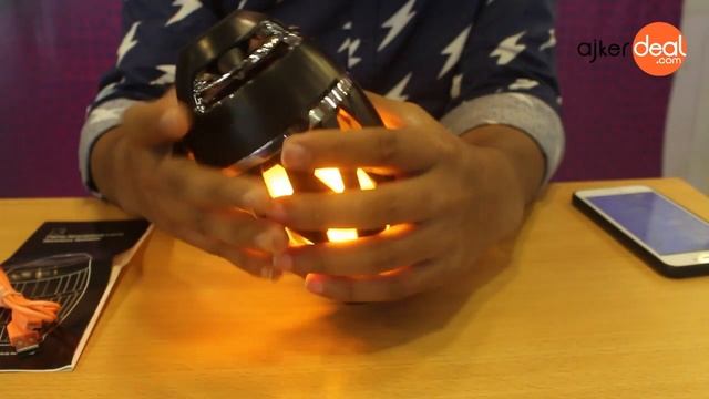 Flame Atmosphere Lighting Decoration Lamp Speaker || Ajkerdeal.com смотреть онлайн