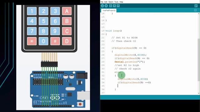 Arduino Tutorial for Beginners 15 - Using 4×4 Keypad With Arduino смотреть онлайн