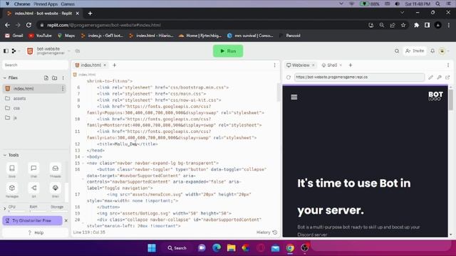 How To Make A Website For Discord Bot @Malayali_Dev_00 смотреть онлайн