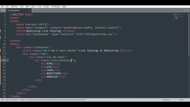 List Styling Classes in Bootstrap (HINDI / URDU) #bootstrap #list #styling смотреть онлайн