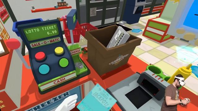 от ВЛАДЕЛЬЦА МАГАЗИНА до ПОБЕДИТЕЛЯ ЛОТЕРЕИ! Эпичное открытие магазина в Job Simulator VR! смотреть онлайн