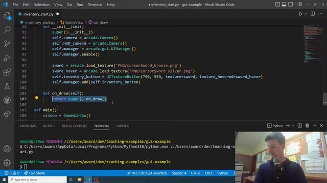 Make an inventory system with Python Arcade смотреть онлайн