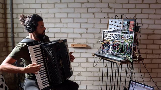 Philip Glass - Glassworks No. 4, Rubric | Accordion & Modular Synthesizer | Dennis Weijers