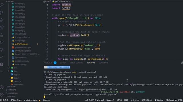 PDF to Audio | Text to Speech using ChatGPT #openai #chatgpt #ai #python #pdf #audio #speech #voice смотреть онлайн