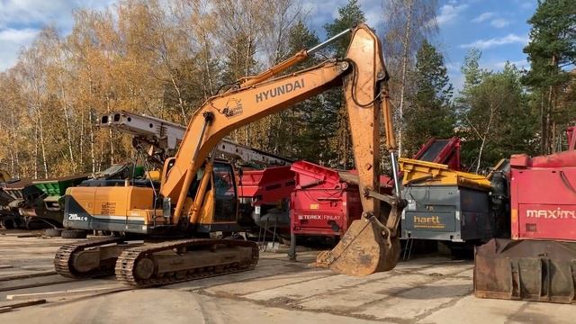 2609. Обзор: Экскаватор гусеничный HYUNDAI R210NLC-9 2013 смотреть онлайн