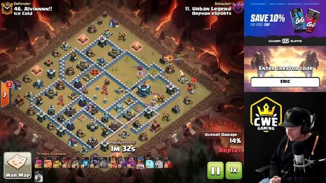 KLAUS TRIPLED A MAX TH13 IN WAR WITH BARCH?! Most Insane Attack I've EVER SEEN!!!! Clash of Clans смотреть онлайн