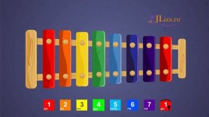 Ноты для ксилофона (металлофона). Играем песенку "Кузнечик" для детей