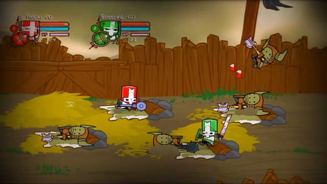 Castle Crashers, Primeiro Boss #Começando uma nova aventura смотреть онлайн