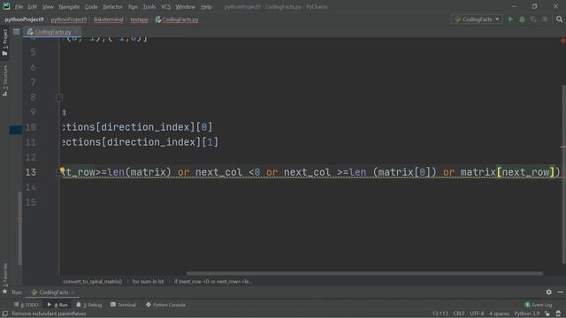 Spiral Matrix | Program 100 | Solutions For Python 100 Exercises | CodingFacts смотреть онлайн