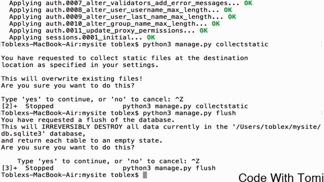 All Django Command Lines In One Video смотреть онлайн