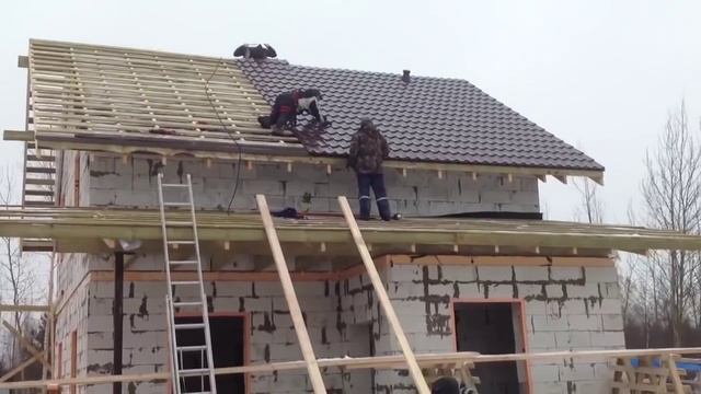 54 Кроем крышу металлочерепицеи Все по уму смотреть онлайн