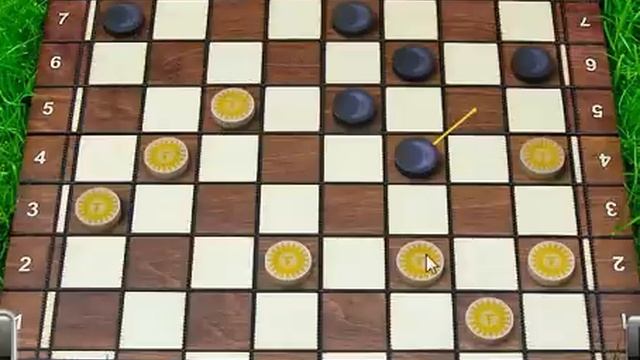 Шашки. Правильно подловить соперника . онлайн. бесплатно. играна. игра смотреть онлайн