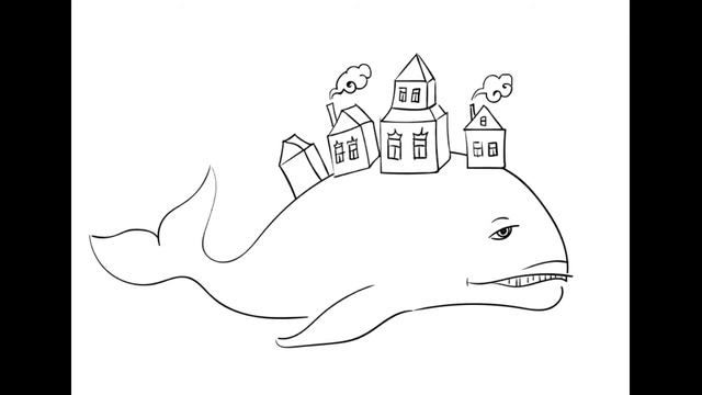 Рисуем чудо-юдо рыбу-кит смотреть онлайн