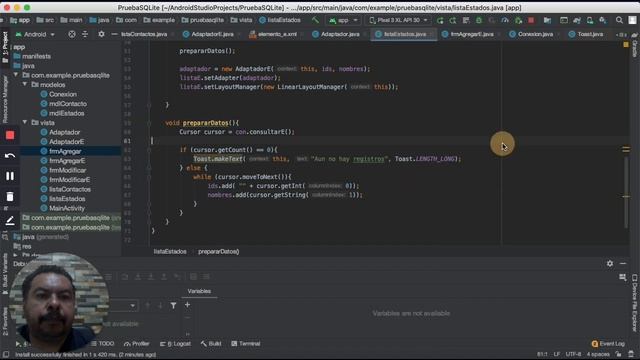 24 Conexion a bases de datos SQLite Usando dos tablas Parte 2 смотреть онлайн